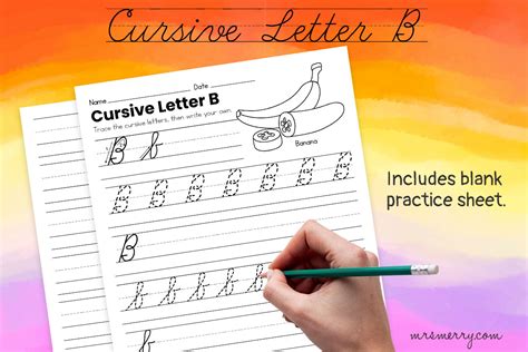 Kindergarten Worksheets Lowercase Cursive Letter B