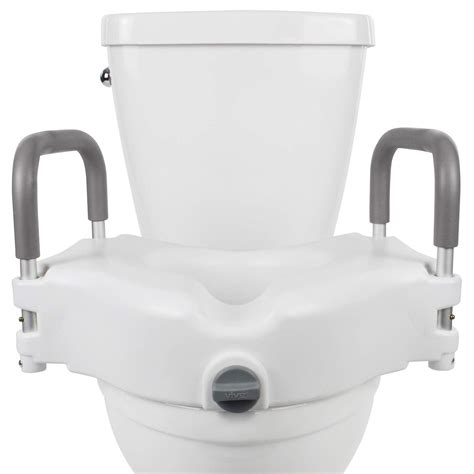 Vive Raised Toilet Seat 5 Portable Elevated Riser With Padded