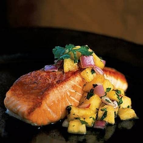Salmón a la piña con cilantro | Receta | Como cocinar ...