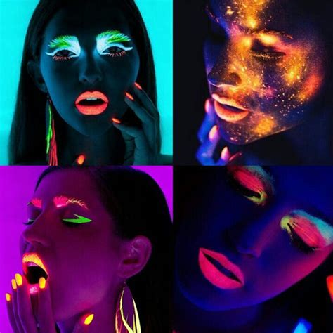 Neon Glow In The Dark Makeup Ideas Stylingidea