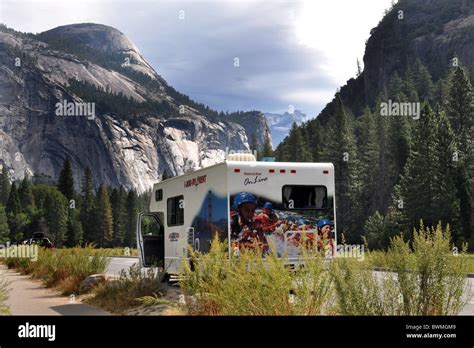 An Rv Camper Van Yosemite Valley Yosemite National Park California