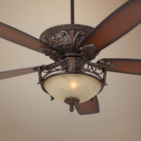 Ceiling fans circulate air to keep any area of your home comfortable and to help you save on your energy bill. 60" Casa Montego™ Scavo Glass Light Ceiling Fan | Antique ...