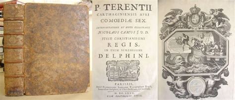 P Terentii Carthaginiensis Afri Comoediæ Comoediae Sex