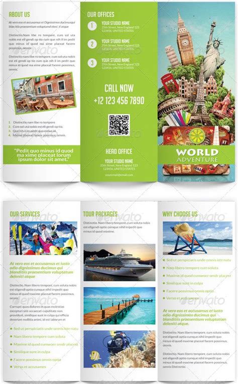 Travel Agency Brochure Brochure Indesign Brochure Sample Travel