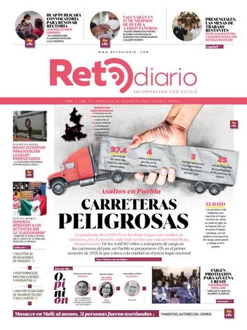 Edición de Agosto Periódico Reto Diario by Retodiario Issuu