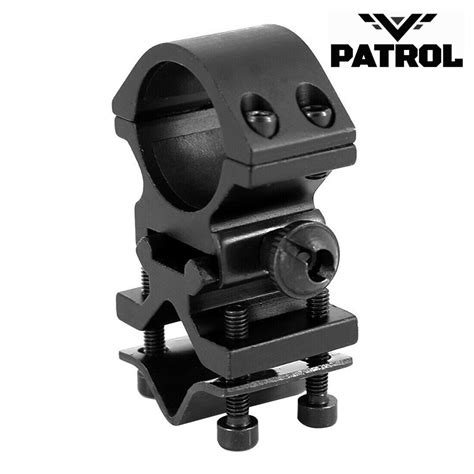 Patrol Universal Barrel Mount With 20mm Rail Mount And 25mm Accessories Ring