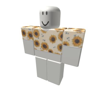 Browse through different shirt styles and colors. aesthetic sunflower - Roblox
