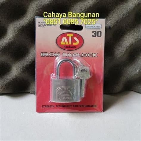 Jual Gembok Pagar Rumah Baja Ats 30mm Kunci Gmbok Pengaman Cakram