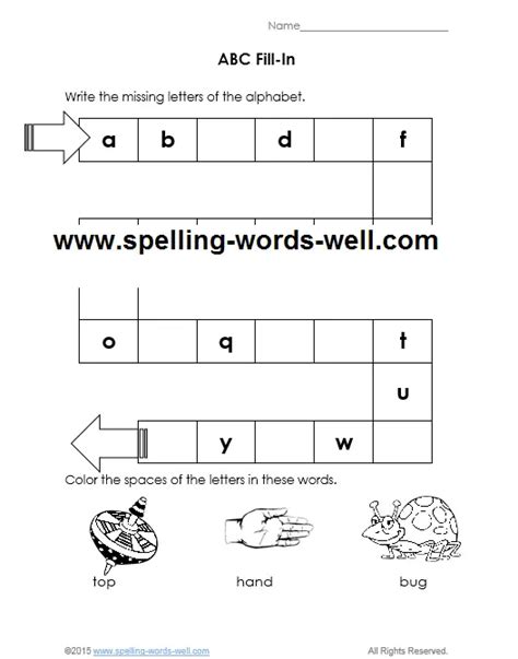 Preschool Worksheets For Early Language Success
