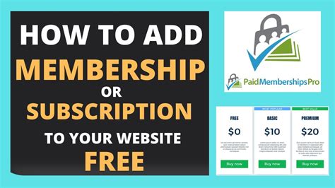 How To Add Subscription Or Membership Plan To Your WordPress Website In
