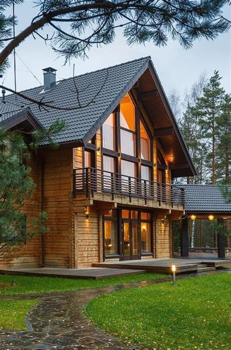 Get Inspired By Log Home Living Honka In House Designs Exterior Log Homes