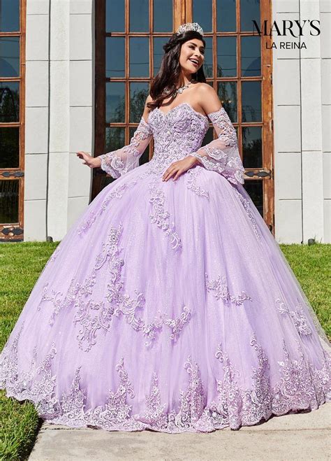 3d Floral Off Shoulder Dress By House Of Wu La Glitter 24048 Lavender
