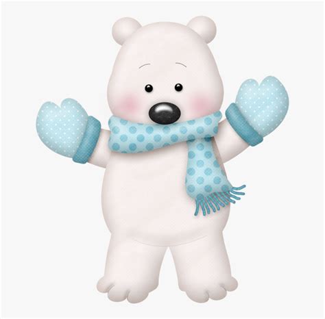 Bear Winter Polar Bear Clip Art Hd Png Download Kindpng