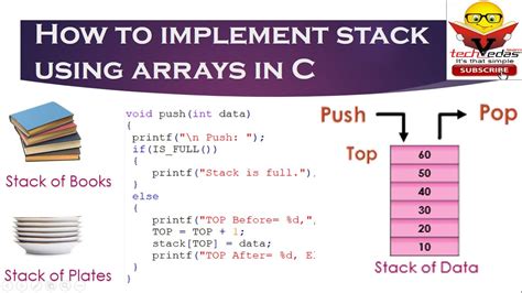 How To Implement Stack Using Arrays In C Stack Implementation Using