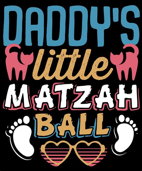 Daddys Little Matzah Ball Cat Jewish Passover Digital Art By Jacob