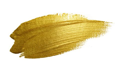 Gold Paint Brush Stroke Stock Illustration Download Image Now Istock