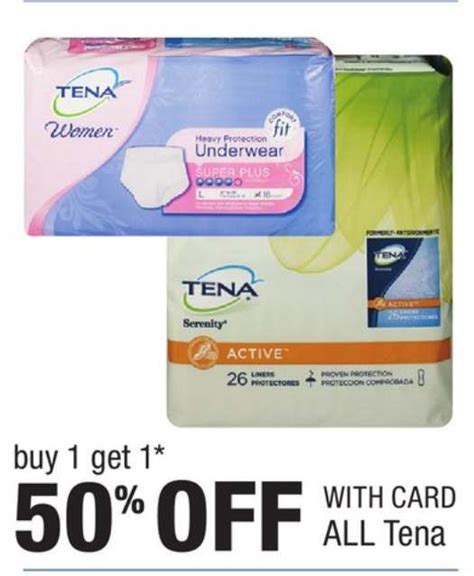 100 Off Any One 1 Tena Product Printable Coupon Plus Cvs Deal