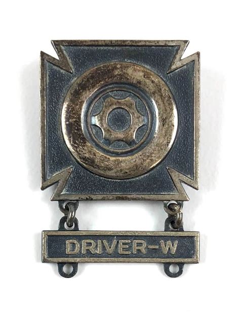Battlefront Collectibles Ww2 Us Army Driver Qualification Badge