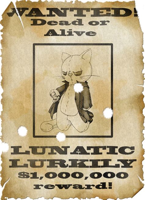 Wanted, dead or alive. by Lurkily on DeviantArt png image