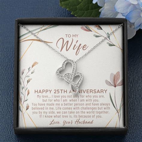 25th Wedding Anniversary T For Wife 25th Anniversary Etsy