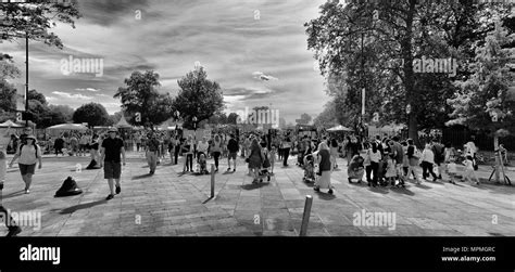 People In The Park Black And White Stock Photos And Images Alamy