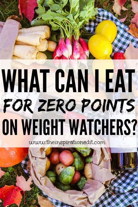But you also get the biggest selection of zero point foods of all the plans. Weight Watchers Zero Point Foods List · The Inspiration Edit