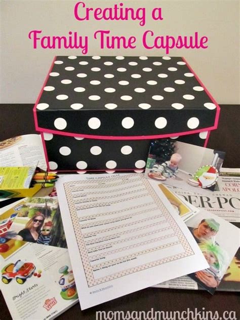 Time Capsule For Kids Moms And Munchkins