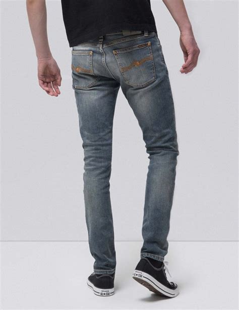 Nudie Skinny Lin Super Tight Jeans Mid Authentic Power Blue Garmentory