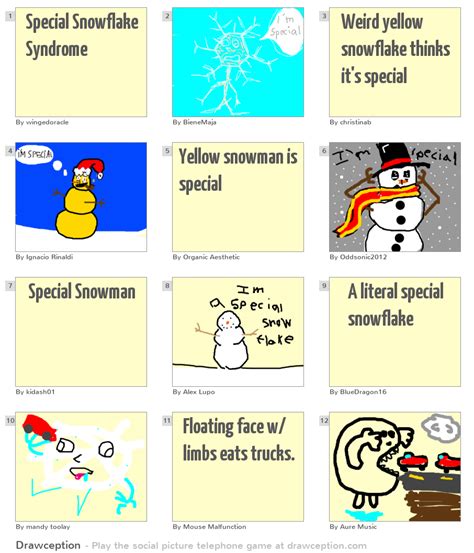 Special Snowflake Syndrome Drawception