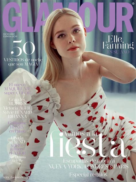 Elle Fanning Glamour Magazine Spain December In Elle