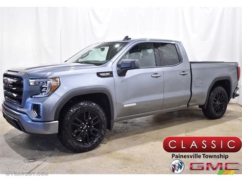 Satin Steel Metallic Gmc Sierra Elevation Double Cab Wd