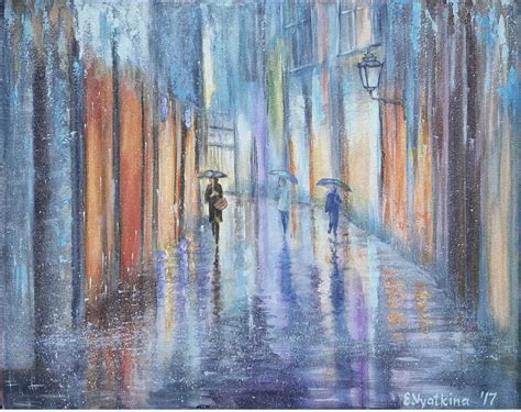 Abstract Paintings Of Rain