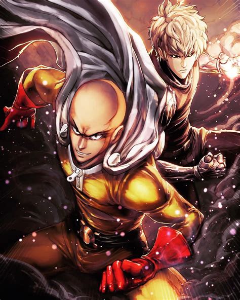 Saitama And Genos Wallpapers Wallpaper Cave