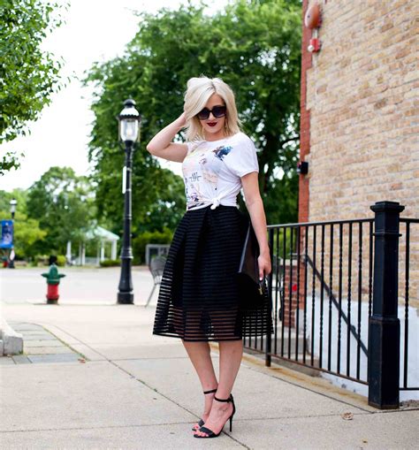 Graphic Tee And Full Midi Skirt Lifes Candy Jar