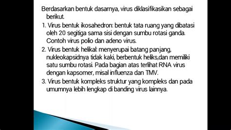 Virus Dan Peranannya - YouTube