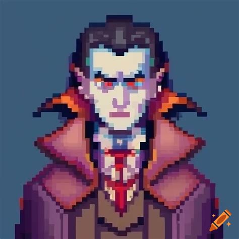 Dracula Character In Stardew Valley Pixel Art