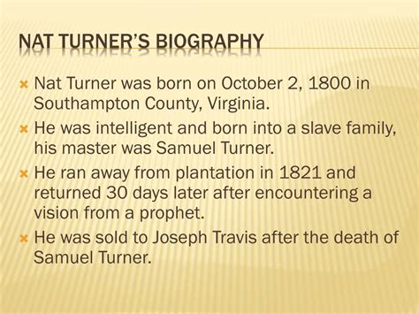 PPT Nat Turner PowerPoint Presentation Free Download ID
