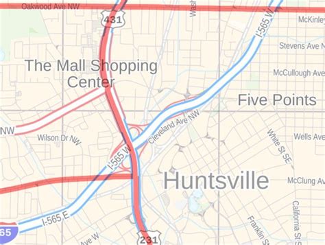 Huntsville Al Zip Code Map