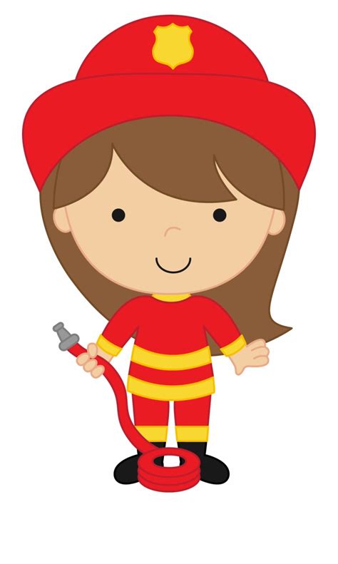 Cartoon Firefighter Hat Firefighter Clipart Boy Clip Female Arts 1537