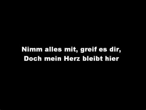 Madsen-Mein Herz bleibt hier (Lyrics) - YouTube Music
