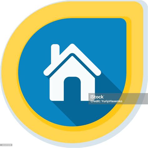 Home Button Icon Illustration Stock Illustration Download Image Now
