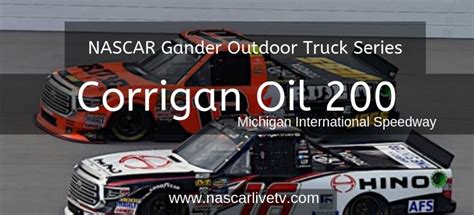 Then you are right place. NASCAR Truck Series Michigan 2019 Live Stream