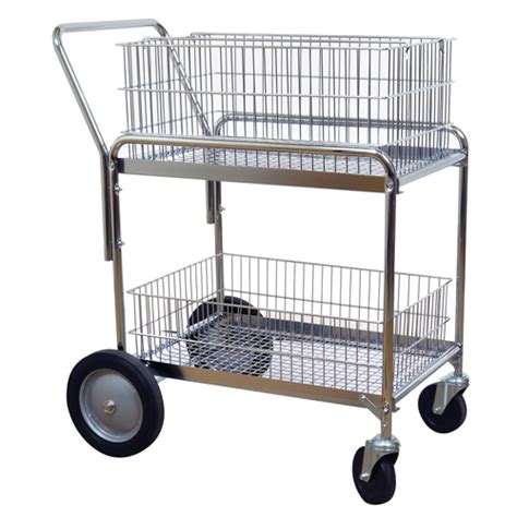 Browse the selection of mesh cage products now from wire mesh lockers to cage accessories. WESCO Wire Mesh Office Mail Cart | SCN Industrial