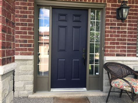 Sherwin Williams Anchors Aweigh front entry door and ...