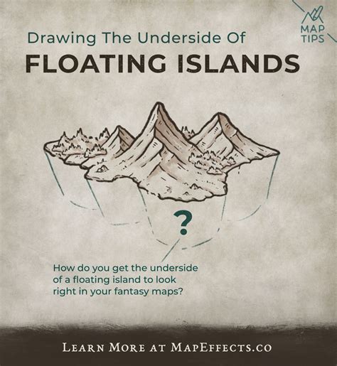 How To Draw The Underside Of A Floating Island On Your Fantasy Maps
