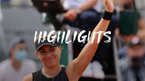 French Open Tennis Highlights Paula Badosa Battles Past Ana Bogdan