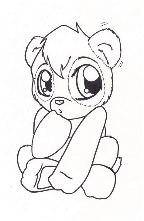 The most common panda bear colouring material is cotton. Cute Panda Bear Drawing at GetDrawings | Free download