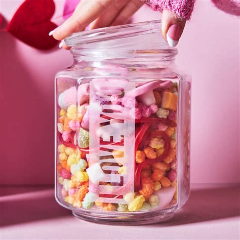 Personalised Message Sweetie Jar By Sophia Victoria Joy