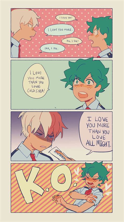 Tododeku Ship Funny Boku No Hero Academia Comic Credits To The