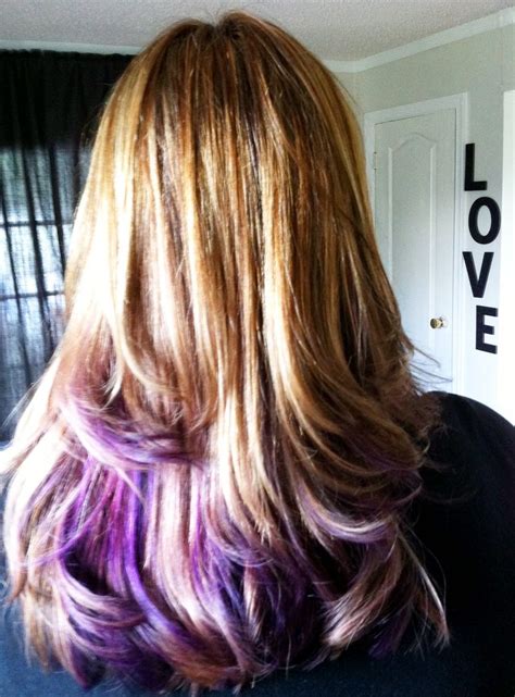 17 Best Images About Blonde To Purple Ombre On Pinterest